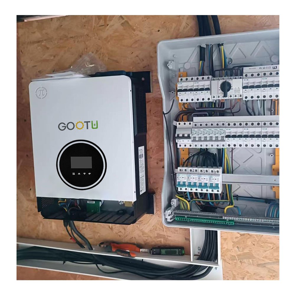 GOOTU 8.2KW Hybrid Solar Inverter 230VAC Single Phase 48V 8KVA Pure Sine Wave Inverter