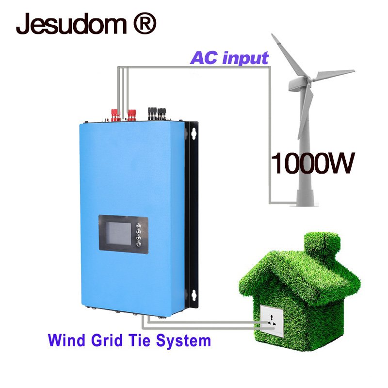 1000W Wind Inverter on Grid Work with Grid Tie Wind Turbine Grid Tie Inverter with Zero Export