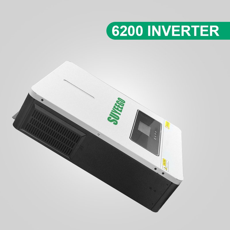 SUYEEGO 6.2kw solar inverter with mppt 100A dc 48v to ac 220v 24v 3.6KW 4.2KW hybrid invertor pure sine wave inverter