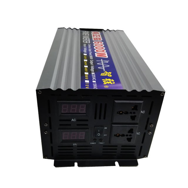 Pure Sine Wave Solar Power Inverter 6000W 12V 24V 48V 60V To 220V 230V 240V 50Hz 60Hz MPPT Voltage transformer Power Inverter