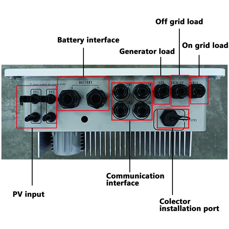 customizable Hybrid inverter 3kw 5kw 8kw 10kw 12kw Single/3-phase best solar inverters for home