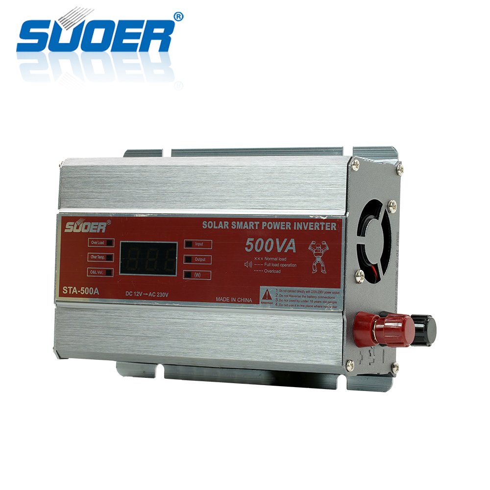 Suoer 12V 230V 500W Solar Power Inverter Modified Sine Waveform inverter
