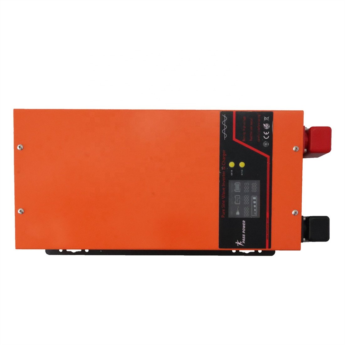 CE ROHS 6000W dc 24V 48V low frequency pure sine wave off grid solar inverter with battery charger 2 years warranty