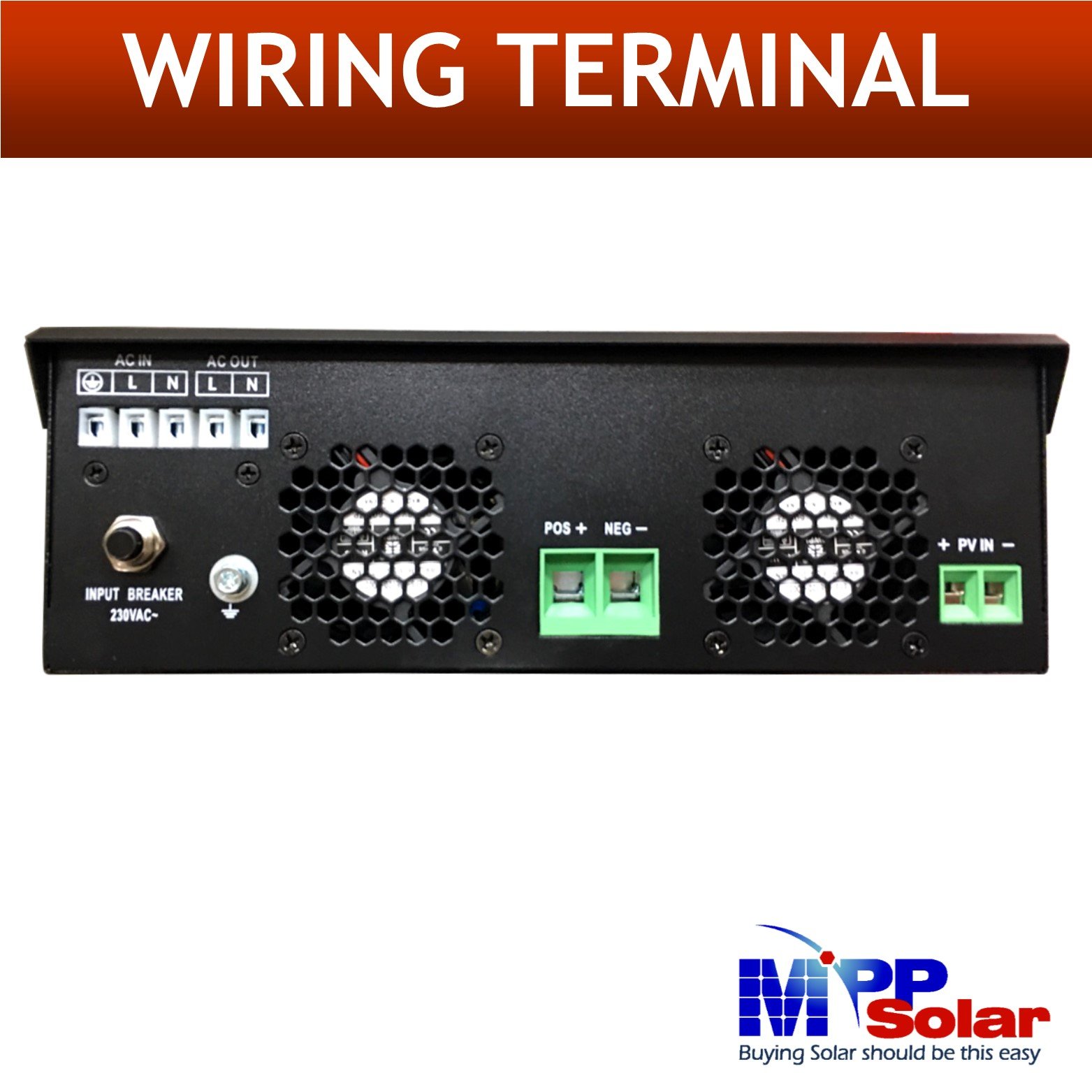 PIP2424MSE1 2400w 24v 230v MPP Solar pure sine wave off grid solar inverter MPPT Solar charger 40A Battery charger 25A