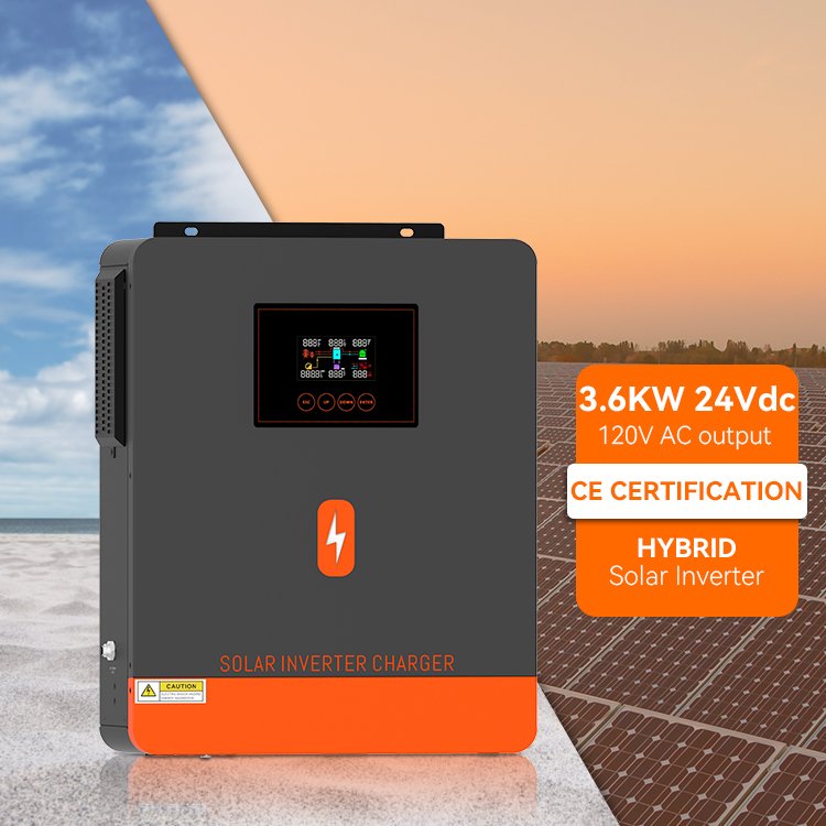 PowMr 3.6KW 24VDC All In One Solar Inverter 110/120Vac MPPT Hybrid Solar Inverter For Home Appliance