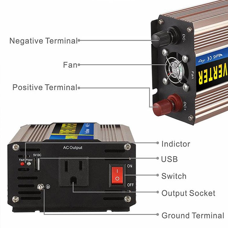 BSW 24volt 1000 watt off grid solar inverter board 400v dc to 220v ac 5v to 220v inverter inverter