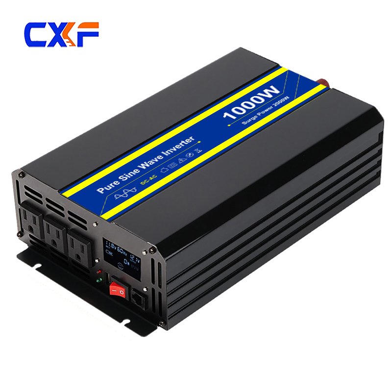 CXF Inversor 300w 500w 1000w 1500w 2000w 3000w 5000w Pure Sine Wave Power Inverter 12v 24v 48v To 110v 220v Dc To Ac Inverter