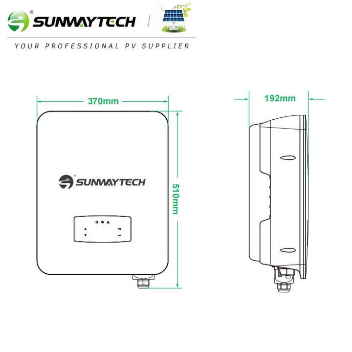 Sunway On Off Grid Inverter Two Mmpt High Reliability Manufacturer Wholesale Single Phase Solar Inverter 8Kw 9Kw 10Kw