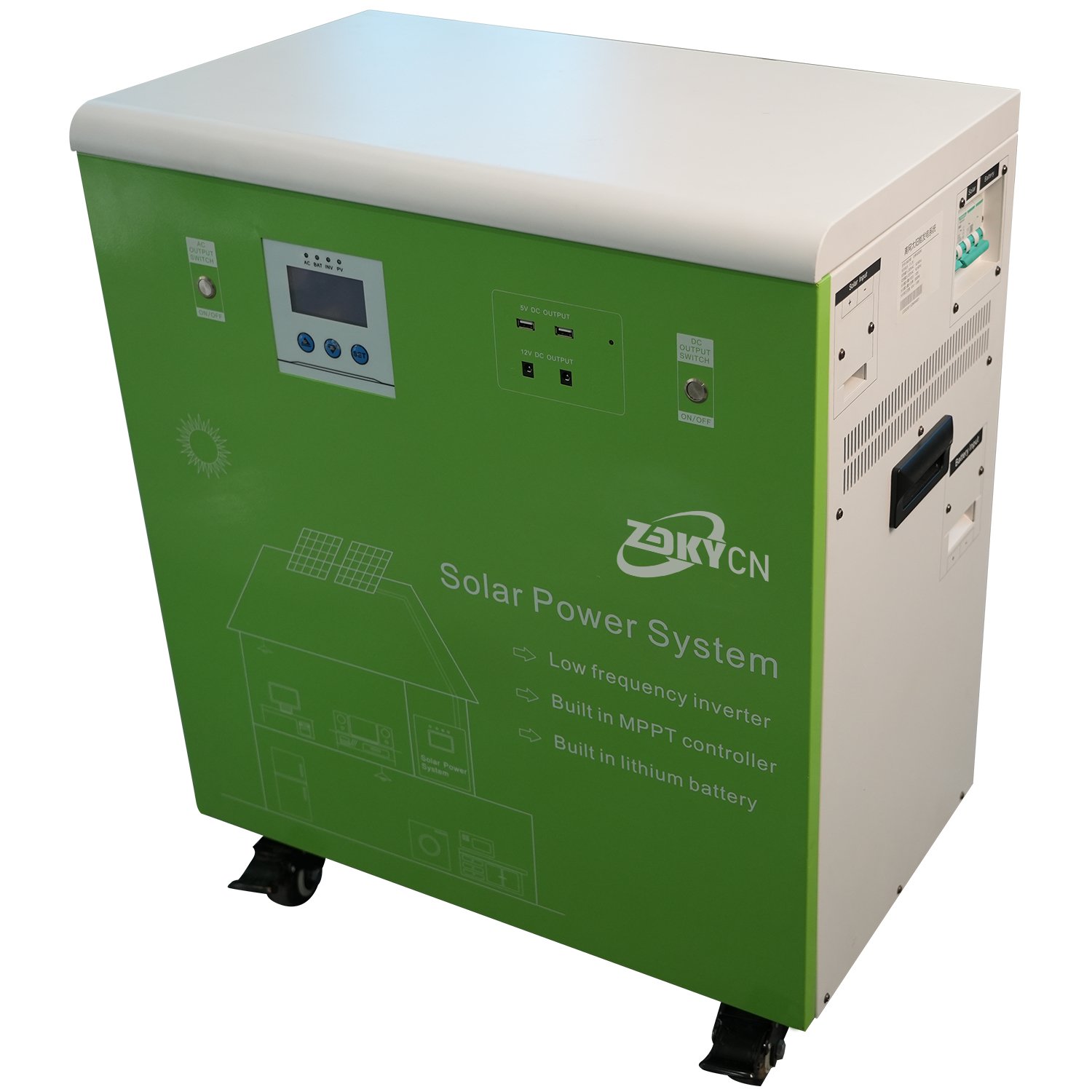 6000Wh All-In-One Home Energy Storage Battery Inverter Lithium Ferro Phosphate Battery