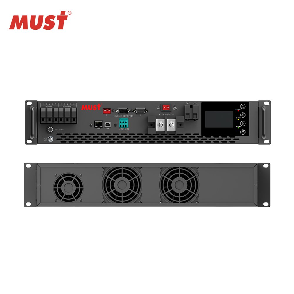 MUST Pv Inverter 48V 5000/3000/1000 watt 5KW 4KW 3KW Pure Sine Wave Off Grid Rack Mount Solar Inverter