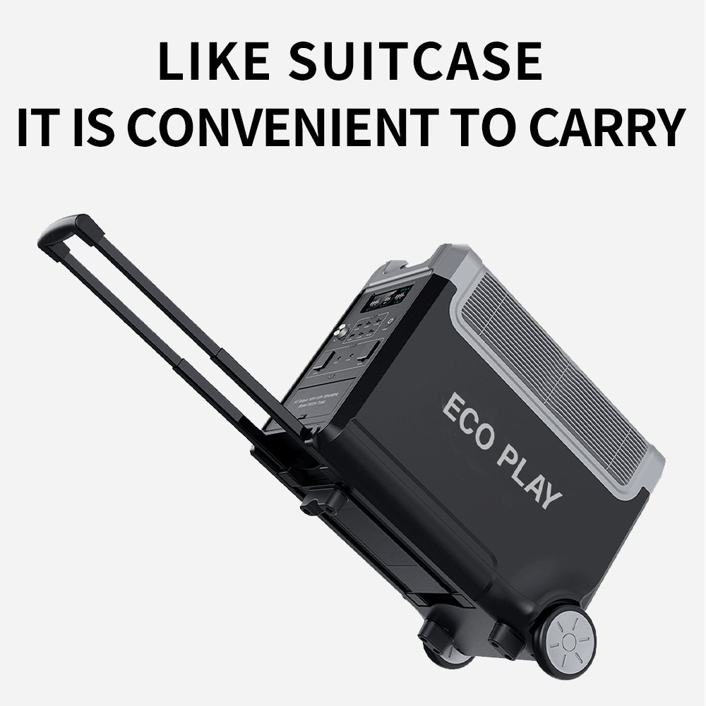Portable solar generator 3600W Huge capacity 3840Wh insie Lifepo4 Battery support 2000W Solar input with UPS