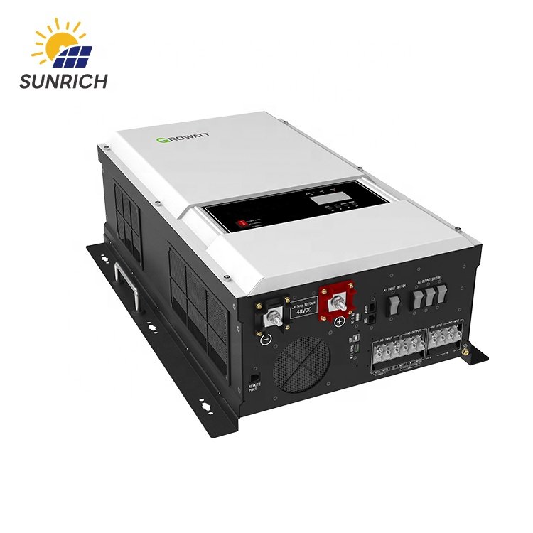 High Tech 12KW Growatt SPF 12000T DVM-US MP Eco-friendly Single Phase Off Grid Solar Inverter