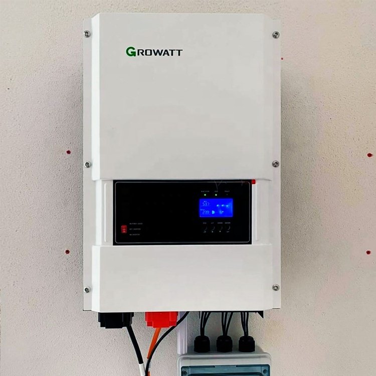 High Tech 12KW Growatt SPF 12000T DVM-US MP Eco-friendly Single Phase Off Grid Solar Inverter