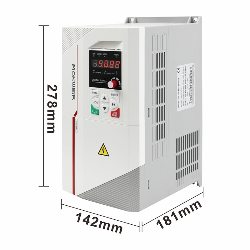 5.5kw 7.5kw 220v Frequency Inverters Converters Variable Frequency Inverter AC Drive VFD Speed Controller