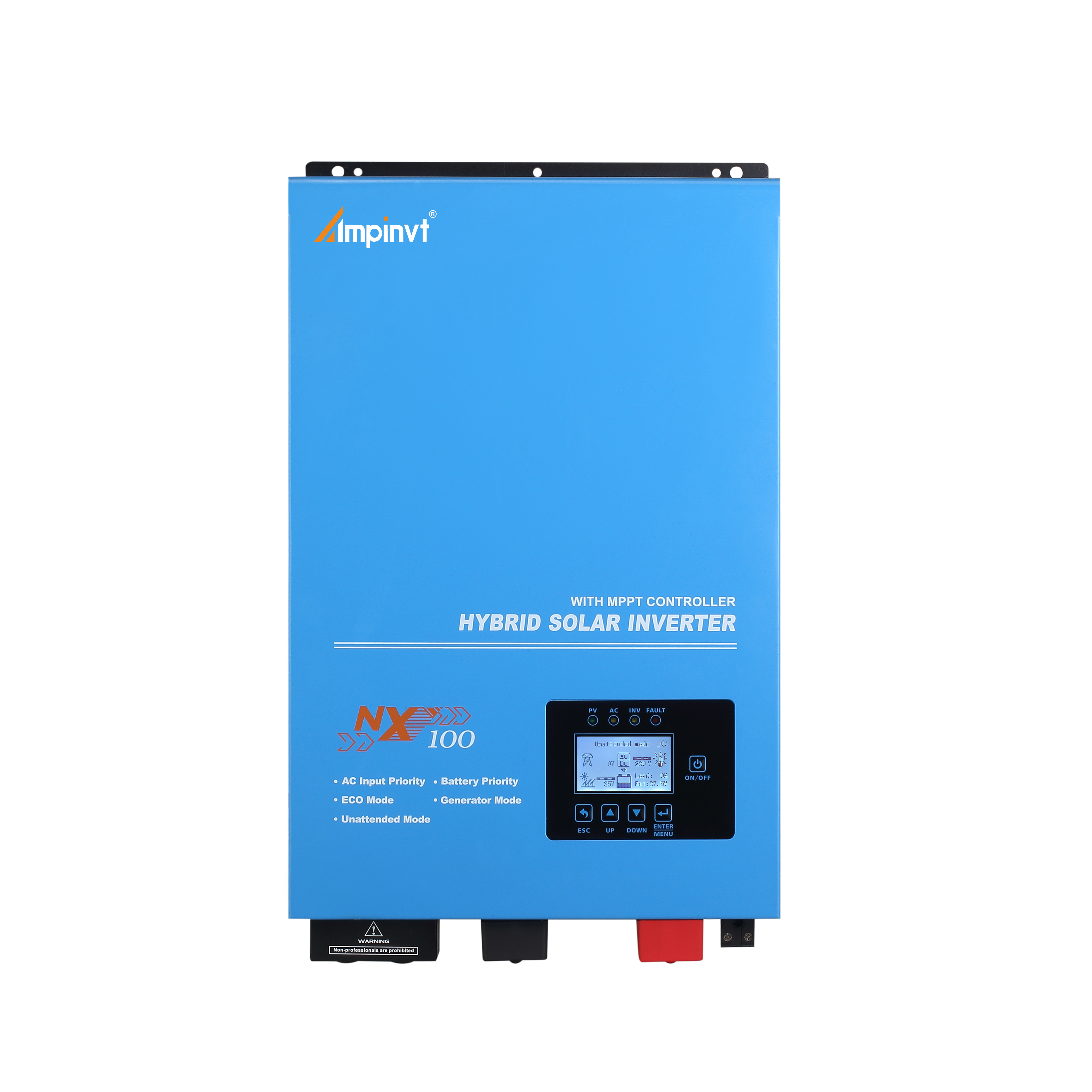 3kw 4kw 24v 5000w us hybrid solar inverter with solar charge controller 3000w toroidal transformer