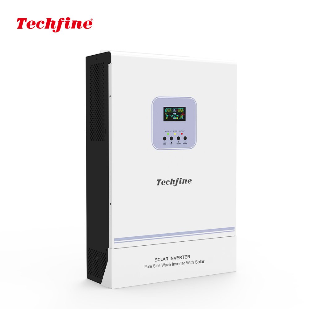 With parallel function Solar Inverter dc to ac 3KW single phase 110v/220v built in MPPT 100AH solar system inverter