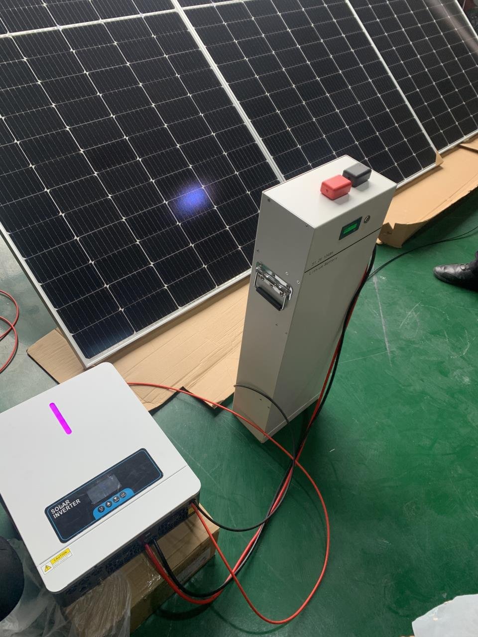 10kw Portable Power Station and Solar Generators Stackable Home Solar Inverter System