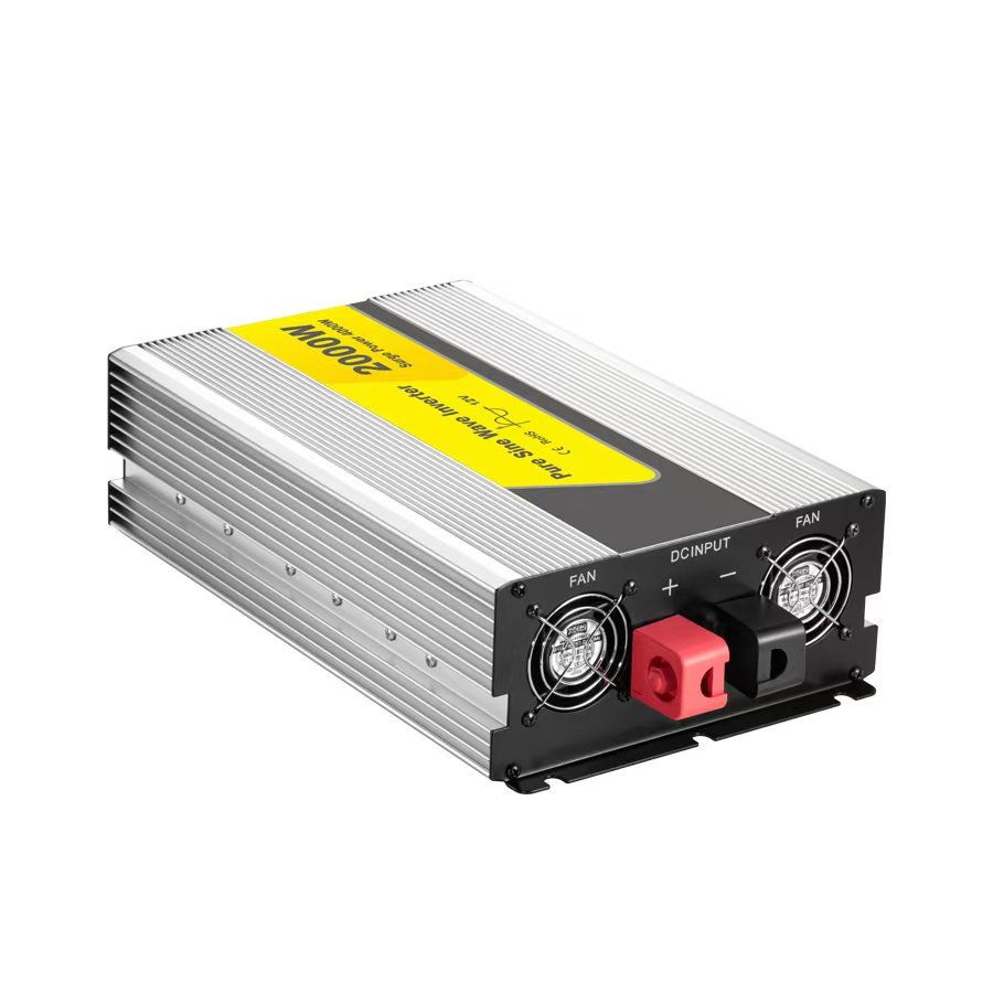 12V 24V 48V DC to AC 110V 220V Off Grid Pure Sine Wave 2000W Power Solar Inverter