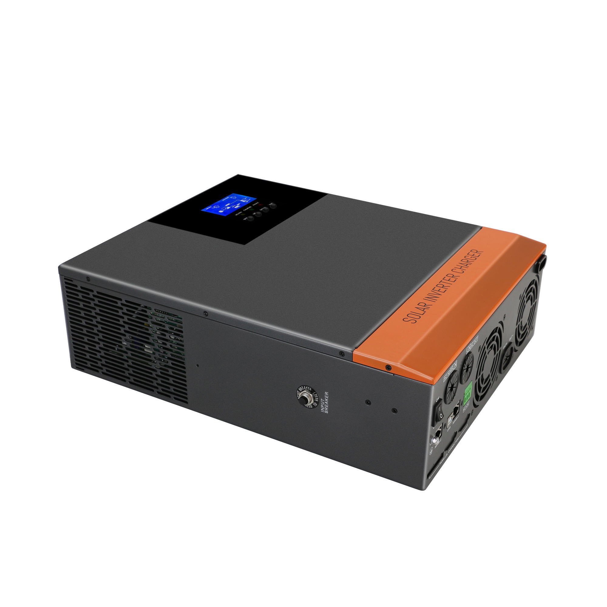 5.5kW MPPT 100A PV 220V 48V 5500 W parallel 12pcs three-phase solar system hybrid solar inverter
