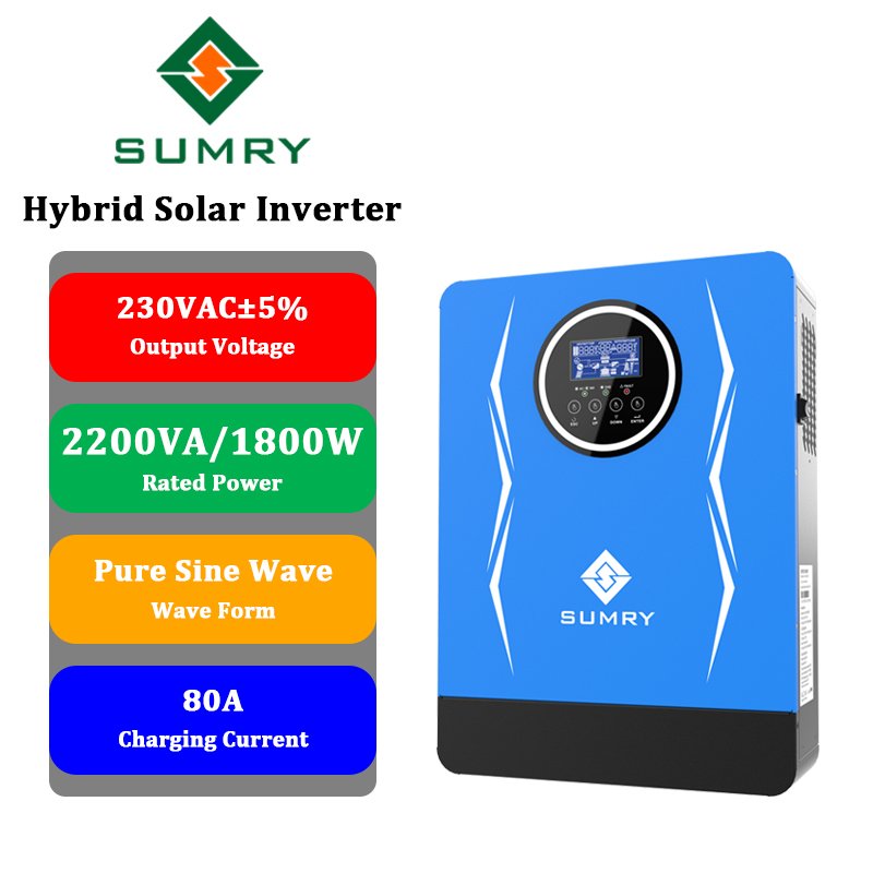 Affordable and qualified Hybrid Solar Inverter WIFI&GPRS SP Serial 1800W Solar Power System Home CE Single Pure Sine Wave Load