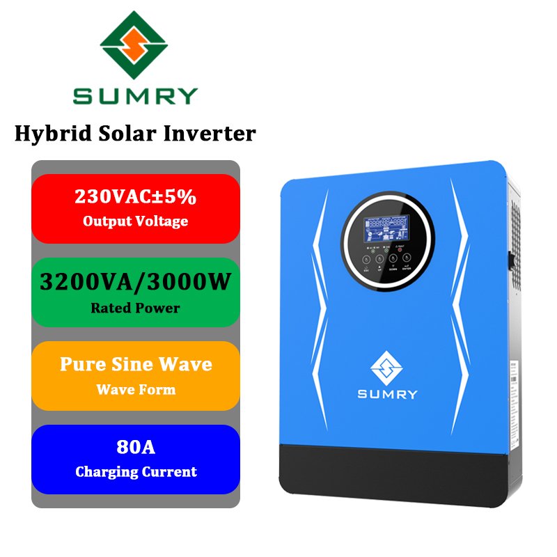Affordable and qualified Hybrid Solar Inverter WIFI&GPRS SP Serial 1800W Solar Power System Home CE Single Pure Sine Wave Load