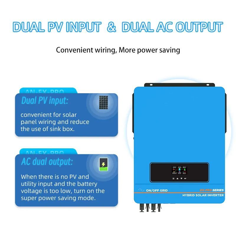 China Wholesale Single Phase Solar Inverter Competitive Price Pure Sine Wave Low Voltage Battery Solar 10Kw Inverter