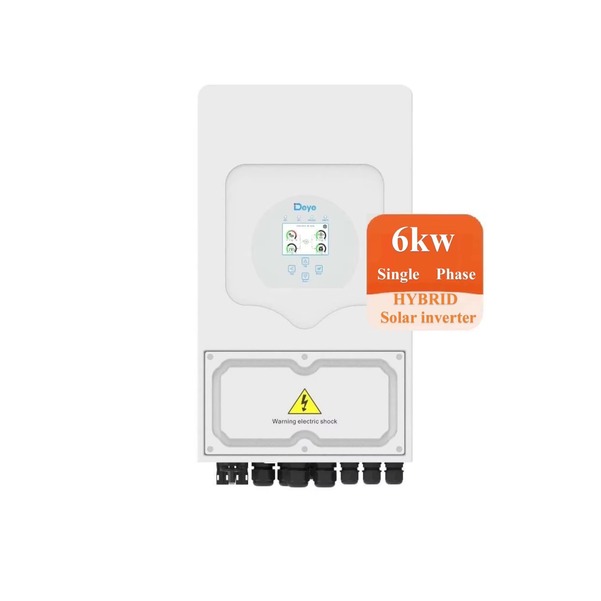 Deye Hybrid Inverter SUN-6K-SG05LP1-EU Single Phase String Solar Inverter 6kw Low Voltage Battery Inverter