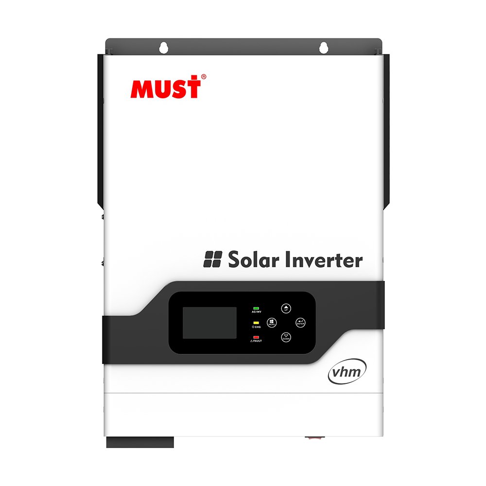 MUST SOLAR PV18 VHM 2kw 3kw 4kw 5kw 5.5kw Off Grid Hybrid Solar Inverter Generator Power Solar System With MPPT Controller