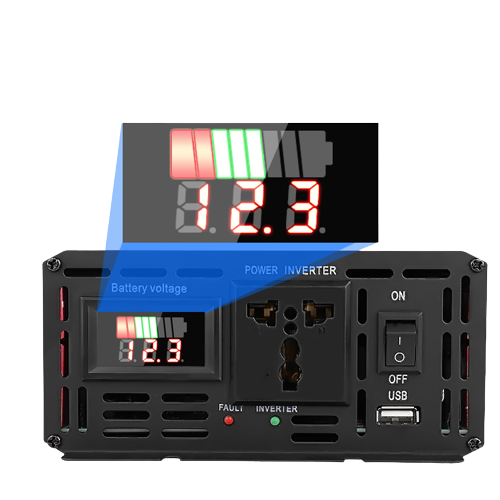 High Quality Solar inverters converter 12V/24V/48V Dc to ac power inverter 3000W Modified sine wave power inverter for Home Use