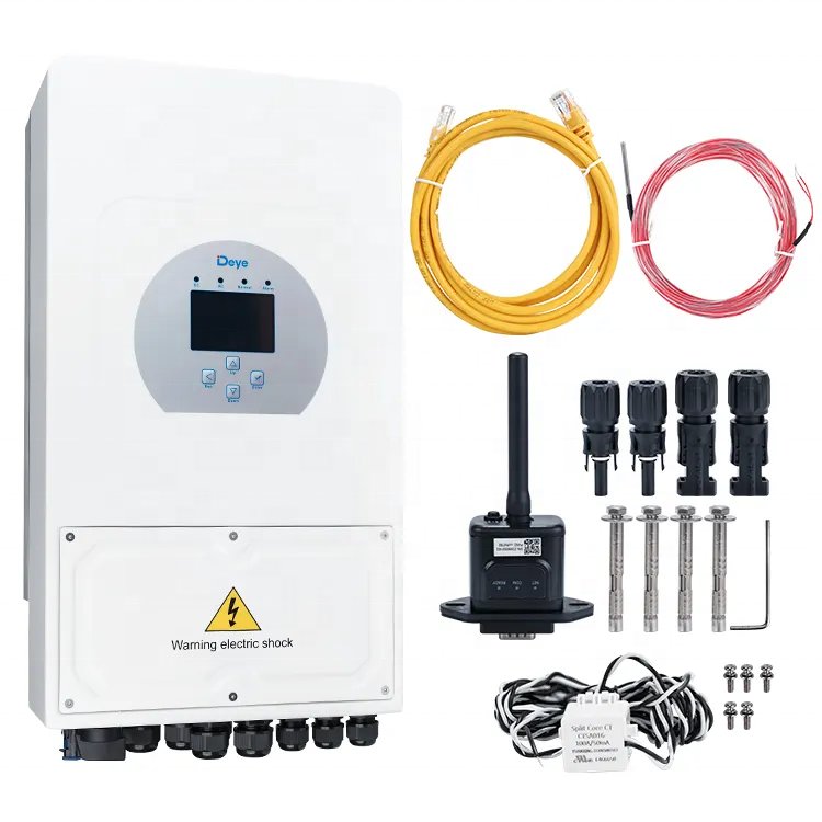 Mono Single Phase Deye 6KW Hybrid Solar Inverter SUN-6K-SG03LP1-EU for Solar System On and Off Grid Tied
