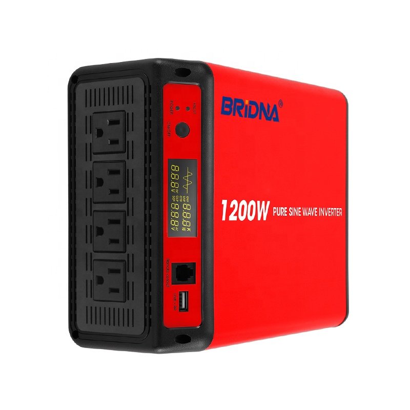 1200 watt off grid 12v DC to 230v 110v AC 1200w pure sine wave solar power inverter