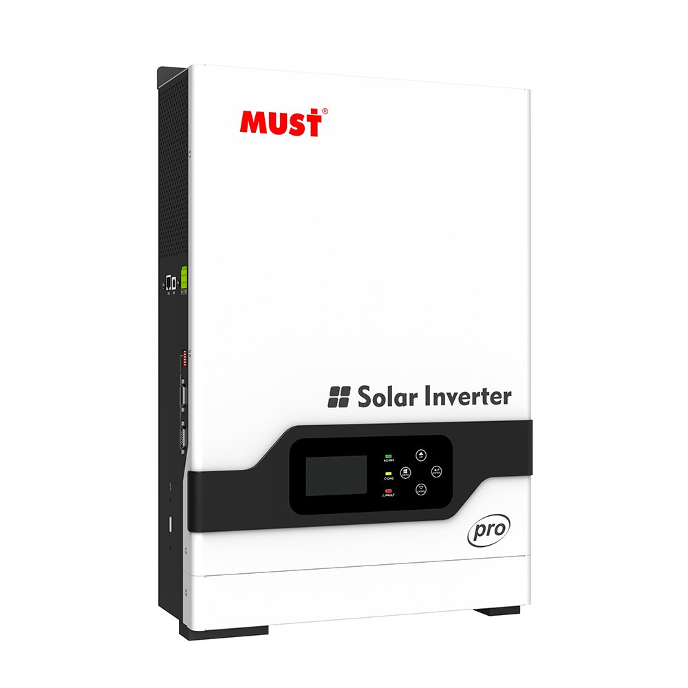 MUST PH18-3024 Pro Solar Power System Mppt 100A for Home Appliance 3KW 24V Hybrid solar inverter