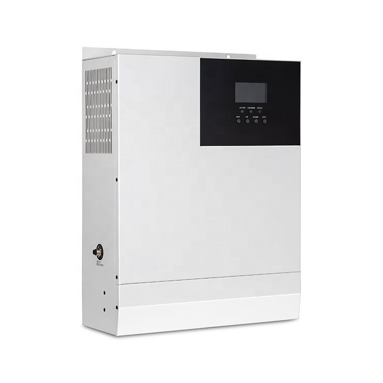 smart factory 5.5KW 5.5KVA MPPT 80A 500VDC PV Input 220VAC 48V with/no Parallel Function 5500W 3 Phase Hybrid Solar inverter