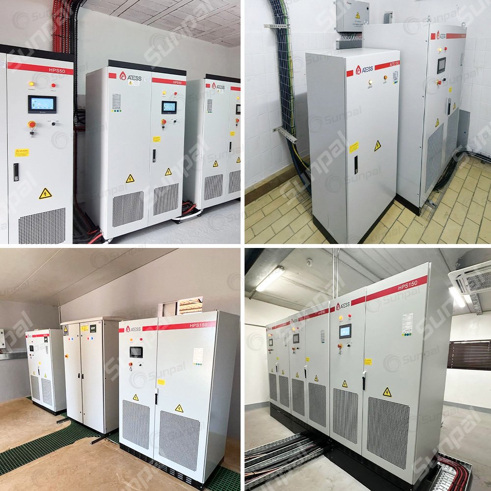 Atess All In One Ess Inverter 220V 480V 100Kw 150Kw On Off Grid High Voltage Solar Inverters