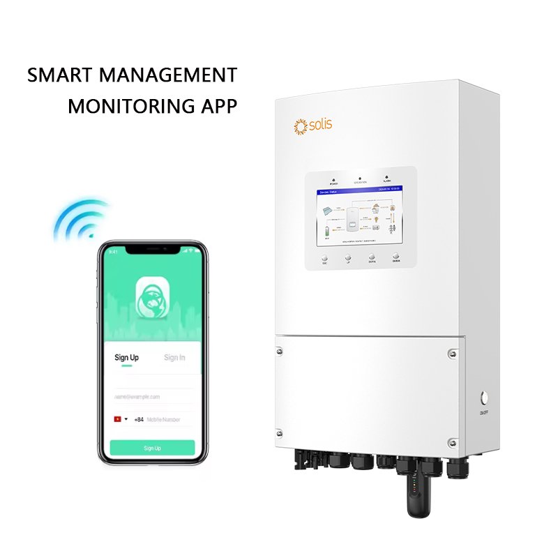 5kw hybrid off grid solar inverter 6kw 8kw solis s6-eh1p(5-8)k-l-plus ongrid inverter