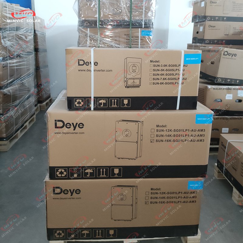 Deye 12kw 1 Phase Hybrid Inverter SUN-12K-SG02LP1-AU Hybrid Solar Inverter With Lithium Battery