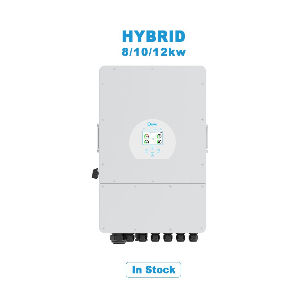 Top Brand Deye Brand 3.6kw 6kw SUN-8K-SG05LP1-EU Grid Tie Hybrid Inverters Pure Sine Wave Single Phase Hybrid Solar Inverter