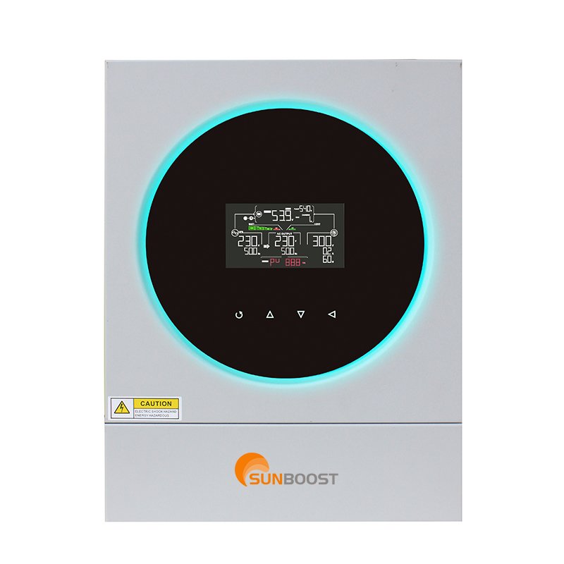 SUNBOOST 4KW 6KW pure sine wave solar inverter On-Off 24V 48V 230V DC AC MPPTHybrid Solar Inverter
