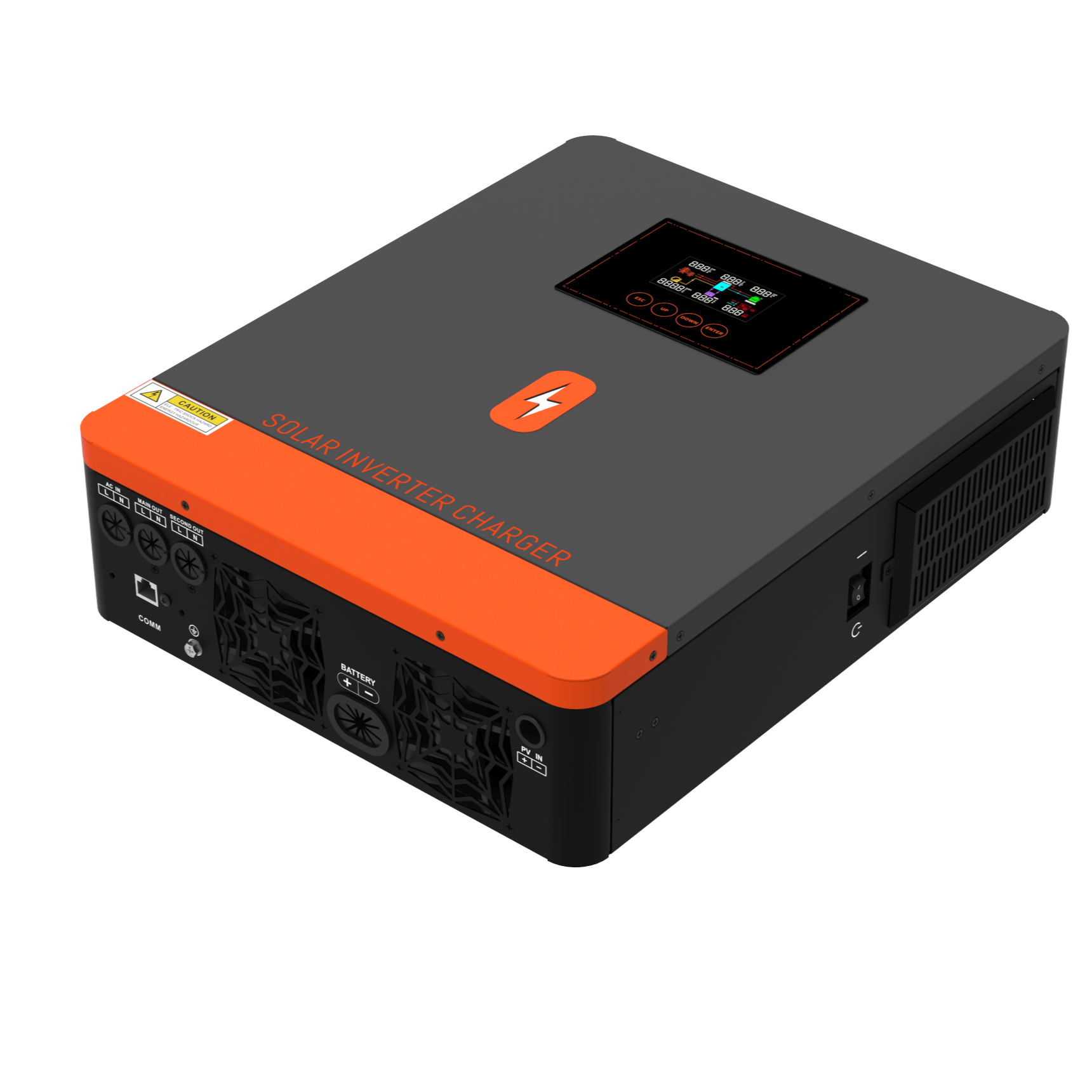 PowMr New Product 4.2KW 24V Hybrid Solar Inverter 220V Off Grid Inverter 6.2KW 48V Hybrid Solar Inverter