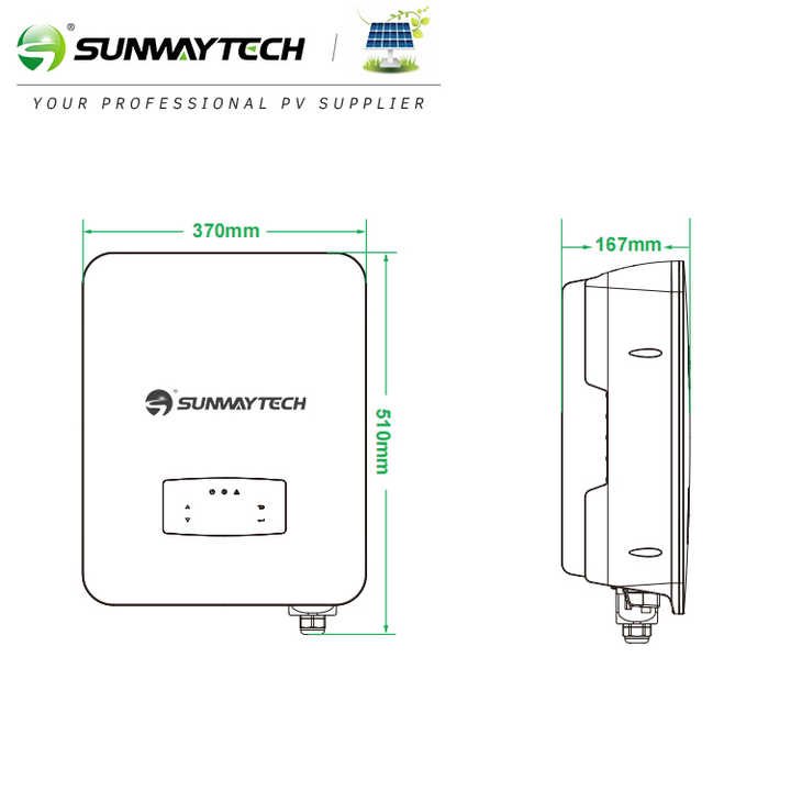 Sunway 10Kw 15Kw 20Kw 25Kw Hybrid Inverter On-Grid Solar Inverter Pure Sine Wave 3 Phase All In One Battery And Inverter