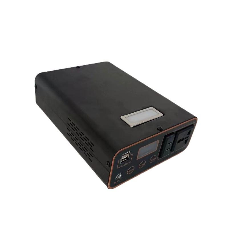 Portable 300W household outdoor solar power supply with lithium batteries that can be used for power outages power bank