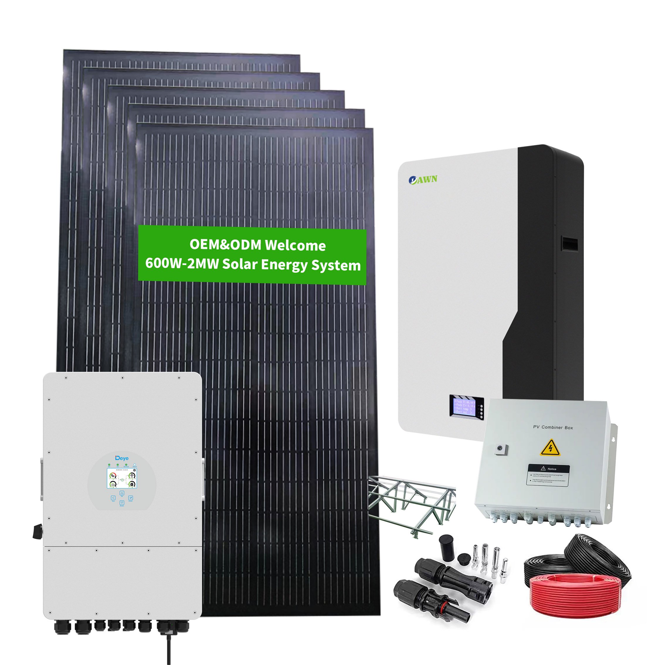 Complete Kits Energy Storage System 6-10KW Solarnetzsystem 6-10 KW Off-grid Solar System 10-kw-solarstrom-set