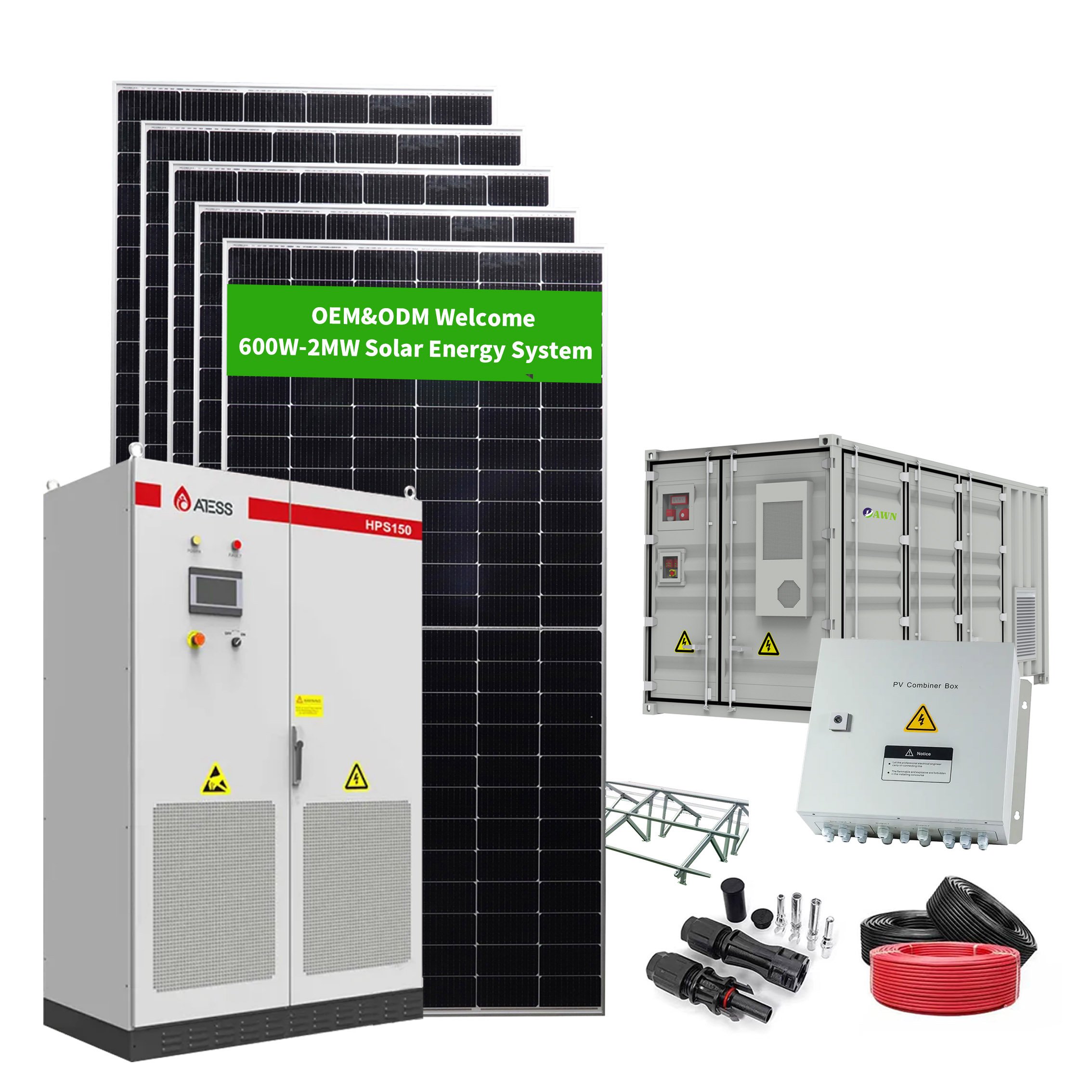 Complete Kits Energy Storage System 6-10KW Solarnetzsystem 6-10 KW Off-grid Solar System 10-kw-solarstrom-set
