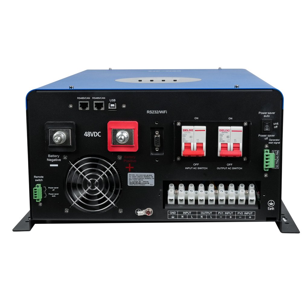 Hybrid Solar Inverter 24V 48V 4KW-12KW Single/Split Phase Inverter US 120v/240v optional 80A/160a MPPT Controller For Home Use