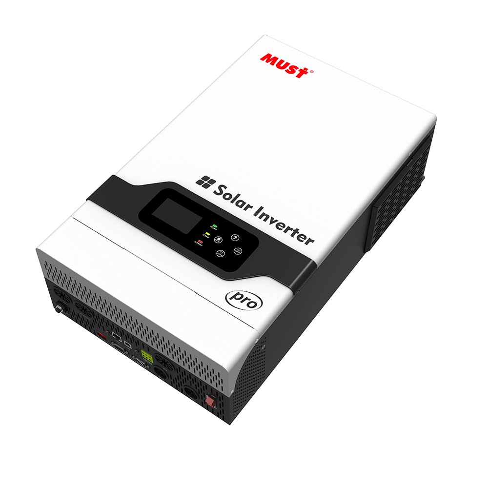 MUST inverter PH18-5248 PRO 3kw/5.2kw hybrid solar inverter with 450V PV VOC solar energy system