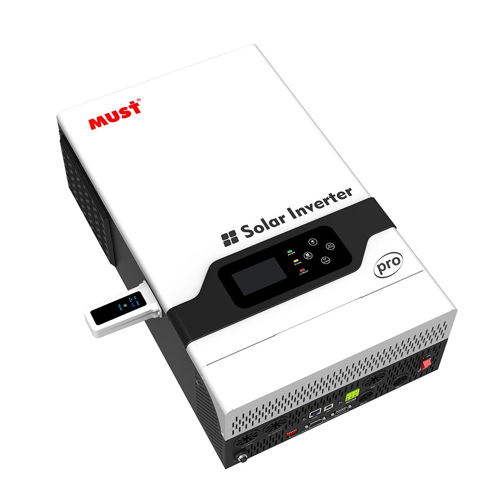 MUST inverter PH18-5248 PRO 3kw/5.2kw hybrid solar inverter with 450V PV VOC solar energy system
