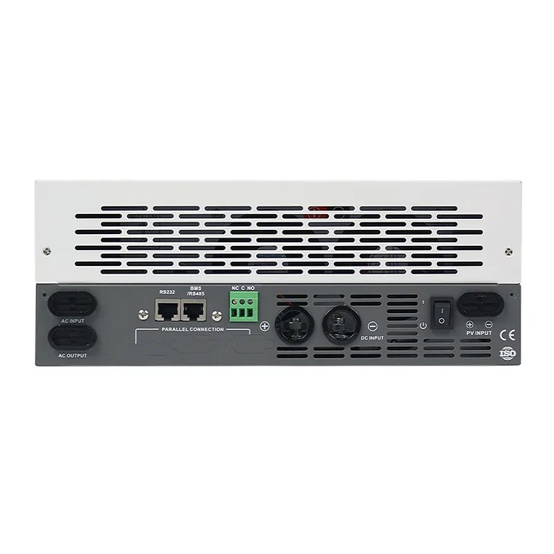 11KW Hybrid Solar Inverter 11KW 230VAC On/Off Grid 11000W with Built-In MPPT 12V 24V Pure Sine Wave for Solar System