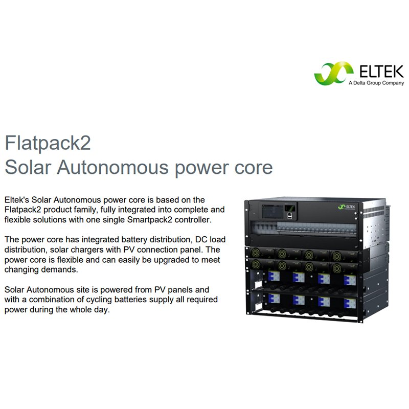 300/500A 4U Distribution Flatpack2 Solar Autonomous Power Core Eltek DC Power Supply System CTOA0407S.4xxx CTOA0810S.4xxx