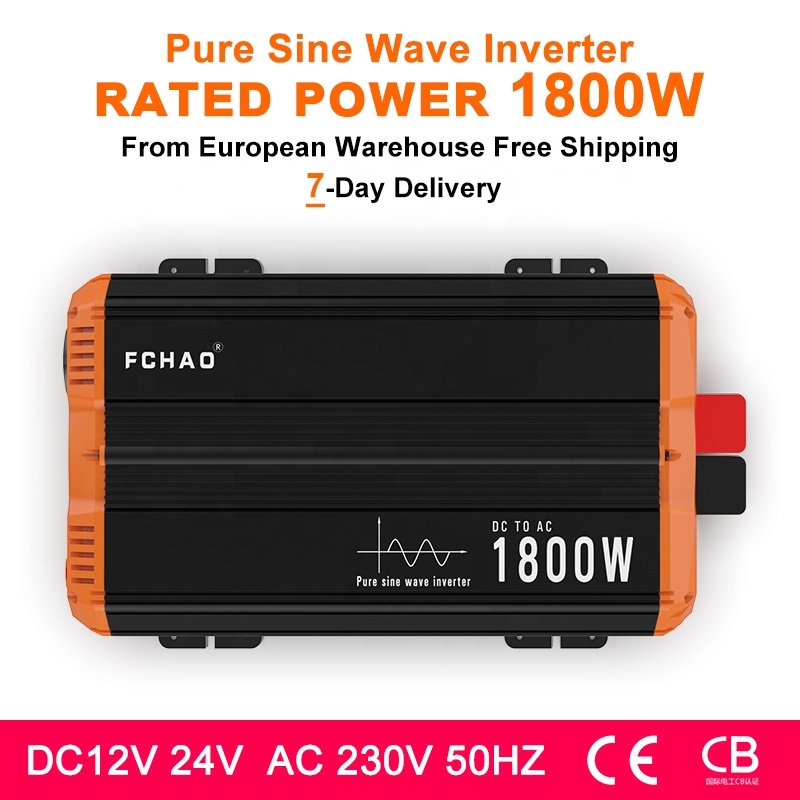 FCHAO European Warehouse LCD Screen CB CE Certification Wind Solar Energy System Wechselrichter Inverter