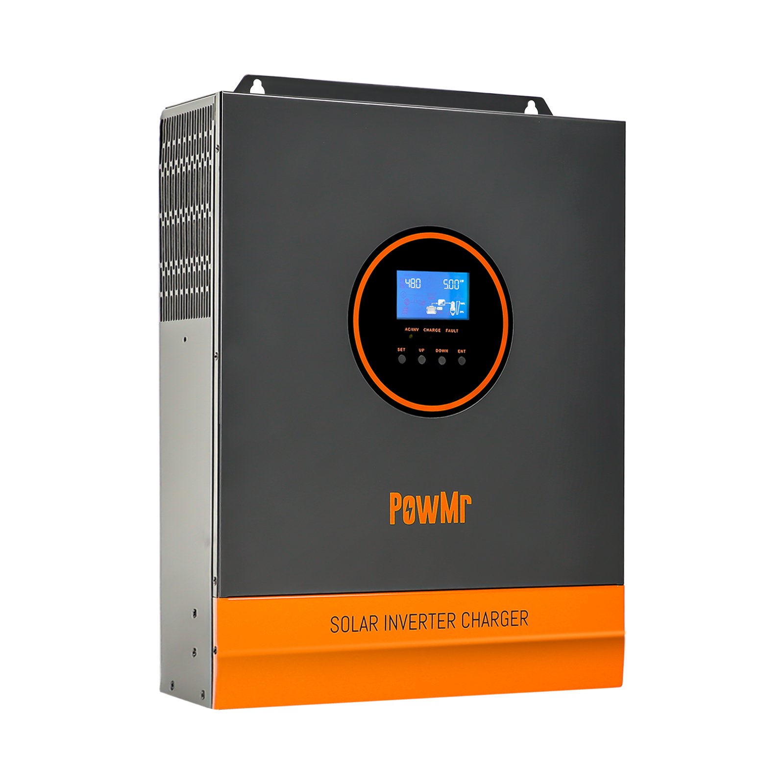 PowMr MPPT Pure Sine Wave Solar Inverter 3KW 24V 120Vac Off grid Hybrid Solar Inverter for Home Appliance